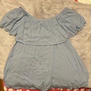 Off the shoulder flowy top